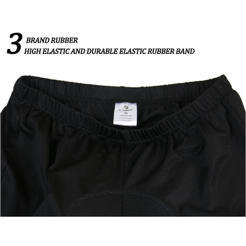 X-Tiger Cycling Shorts Breatha - Padded Cycling Shorts 5D Gel ulasan dan harga