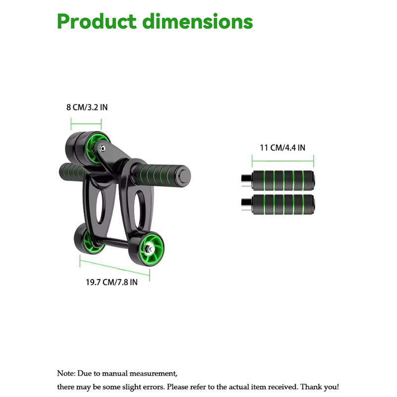 Ab Roller for Abs Workout 4 Wh - Ab Roller Wheel With Elbow Support ulasan dan harga